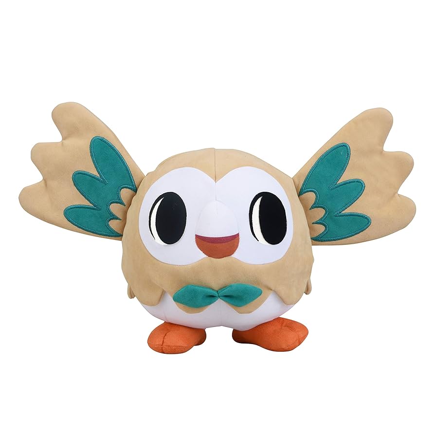 ポケモンセンター限定　モクロー　起き上がり小法師 ピカチュウ、ソーナンス、モクローの起き上がり小法師が登場